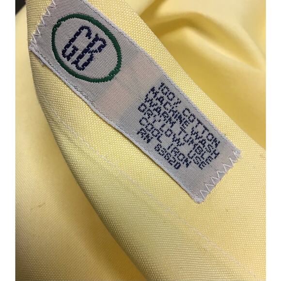 Gitman Bros. Yellow Button-Down Men's Shirt Size Extra Large - Picture 6 of 6